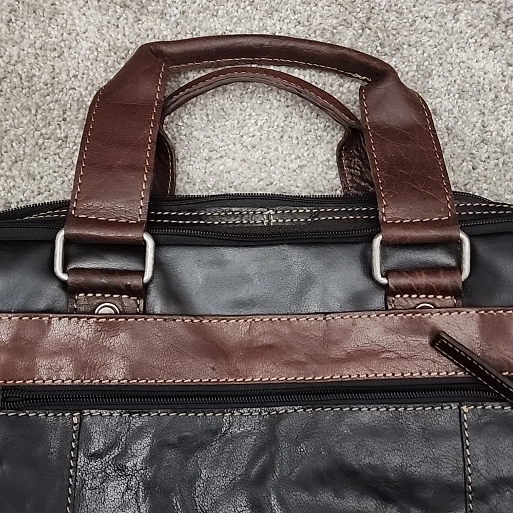 Men's laptop bag genuine leather Jack Georges